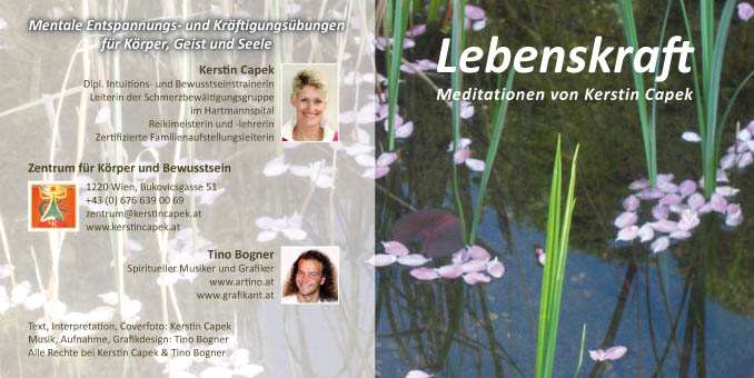 Cover-Design der Audio-CD für Kerstin Capek