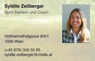 Visitkarte für Sybille Zeilberger